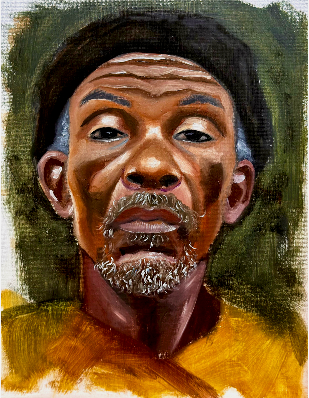 "Mackey" Oil on Canvas Panel 8x10