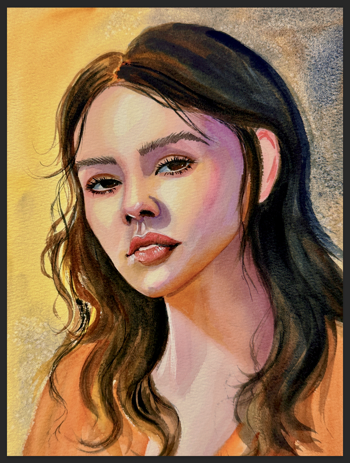 "Jenny" Watercolor on Paper 8x11