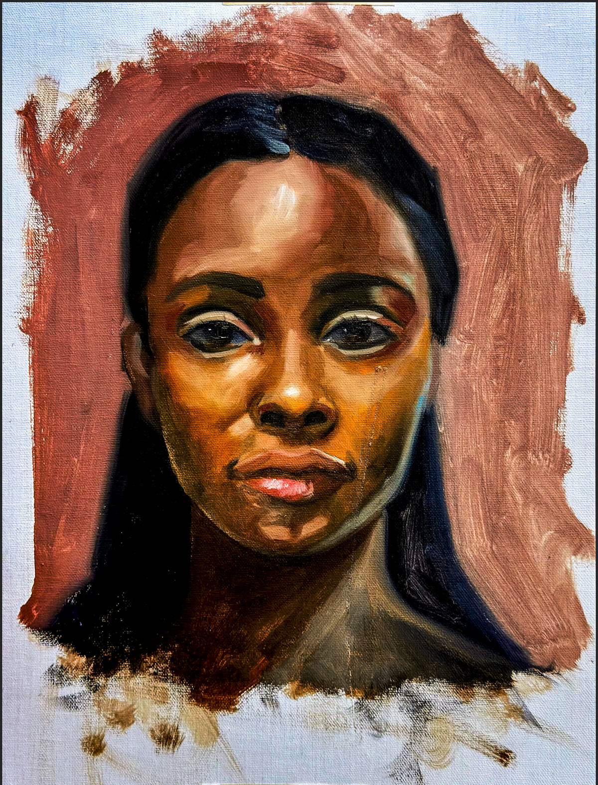 "Mathilda" Oil on Linen 9x12