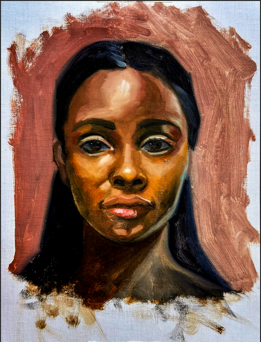 "Mathilda" Oil on Linen 9x12