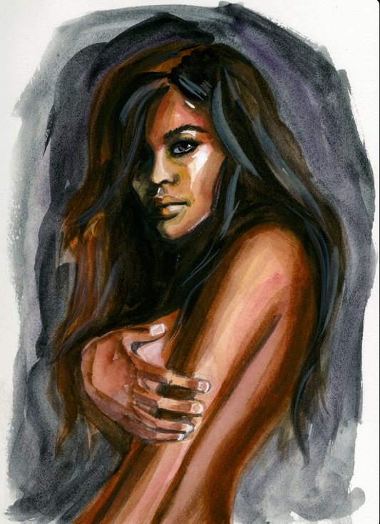"Rachel" | 8x10 Print of Watercolor Painting