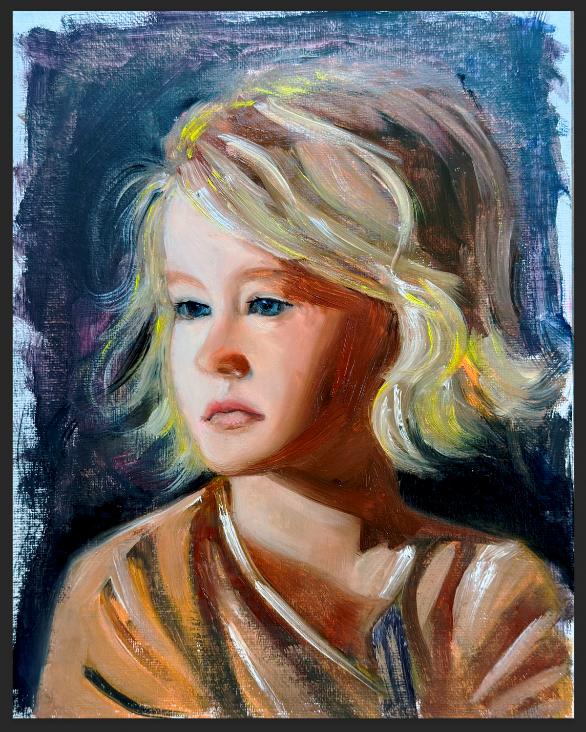 "Jolie" Oil on Linen Panel 8x10